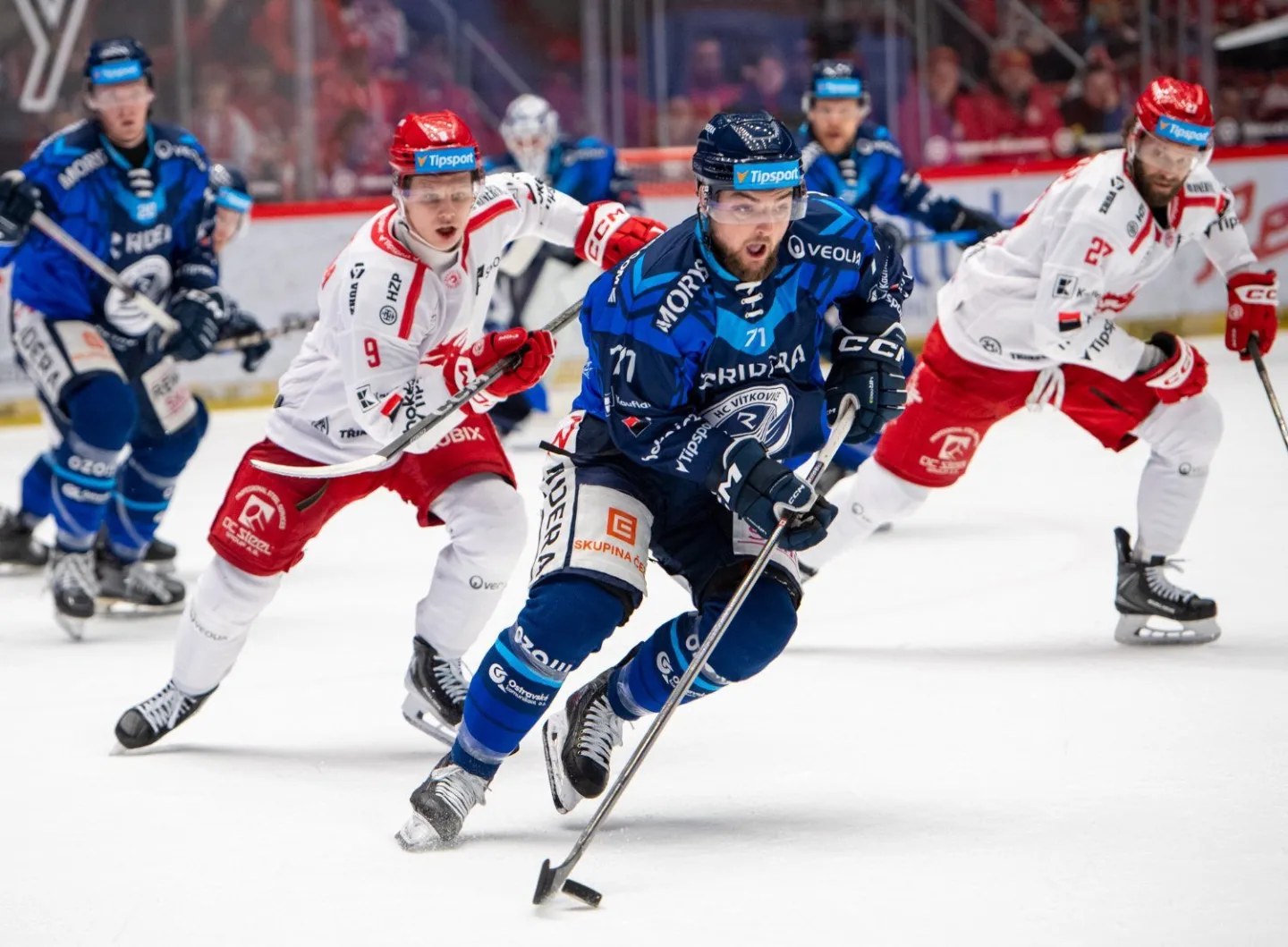 Čtvrté derby se rozhodovalo až v prodloužení. Oceláři získali o bod více. Foto: Se svolením HC Oceláři Třinec