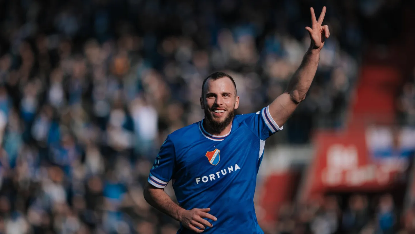 Fotbalisté Ostravy deklasovali Zlín 6:2, Jurečka zaznamenal hattrick. Foto: Se svolením FC Baník Ostrava