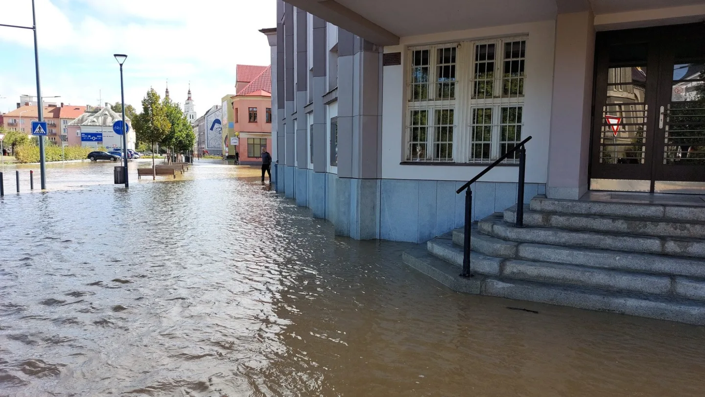 Divadlo v Krnově poškodila velká voda. Teď ho čekají velké opravy