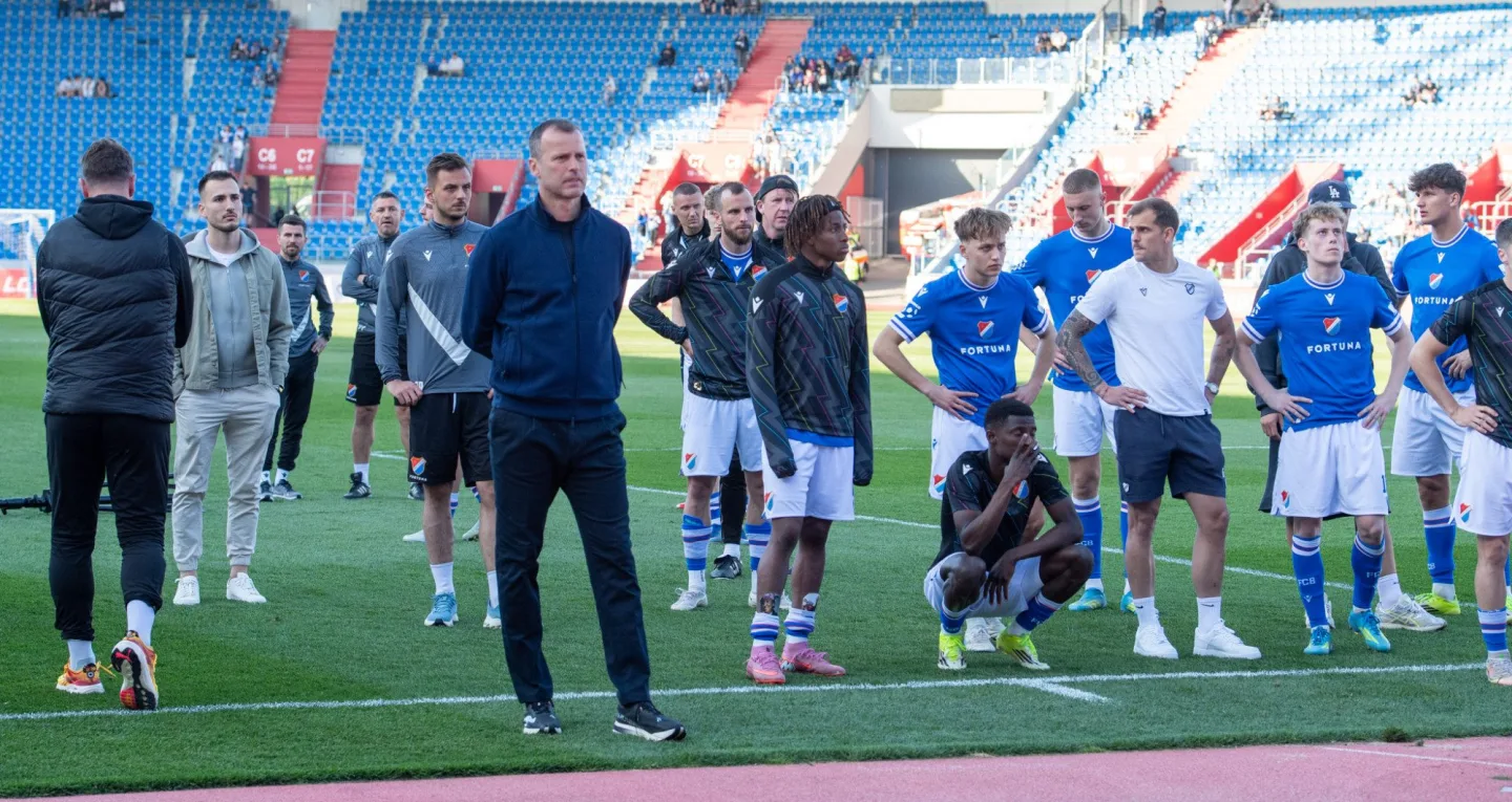 Fotbalisté Plzně vyhráli 1:0 v Ostravě, Baník je po páté prohře v řadě poslední. Foto: FC Baník Ostrava