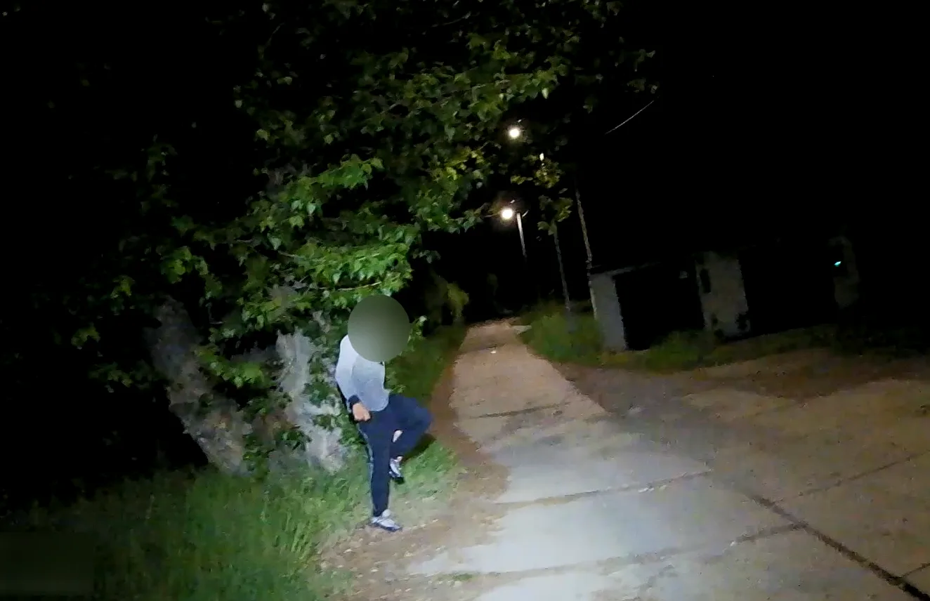 Vloupání do čerpací stanice na Karvinsku velmi rychle vyřešil policejní pes. Foto: Policie ČR