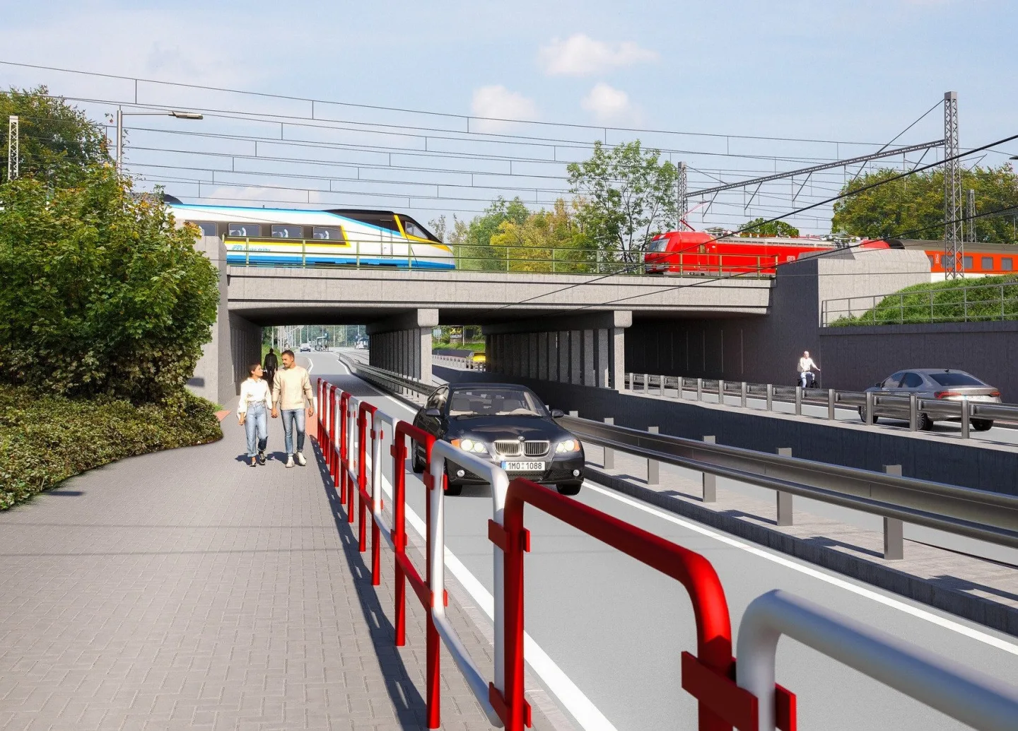Hlučínská ulice vedoucí do centra Ostravy se na rok zavře kvůli opravě mostu