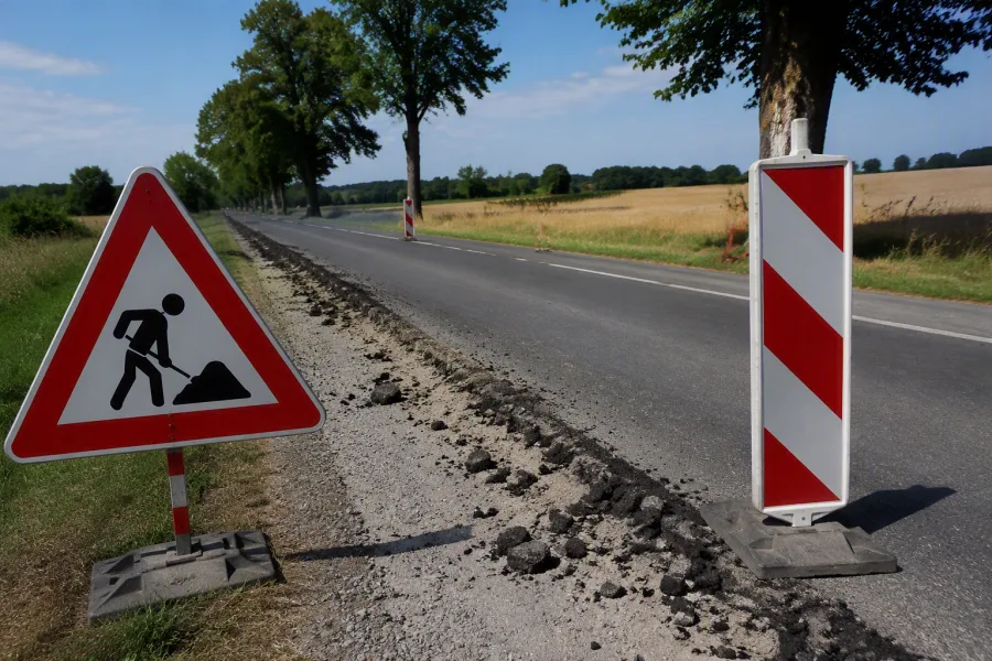 Začíná oprava silnice mezi Rýžovištěm a Dětřichovem. Uzavírka potrvá čtyři měsíce