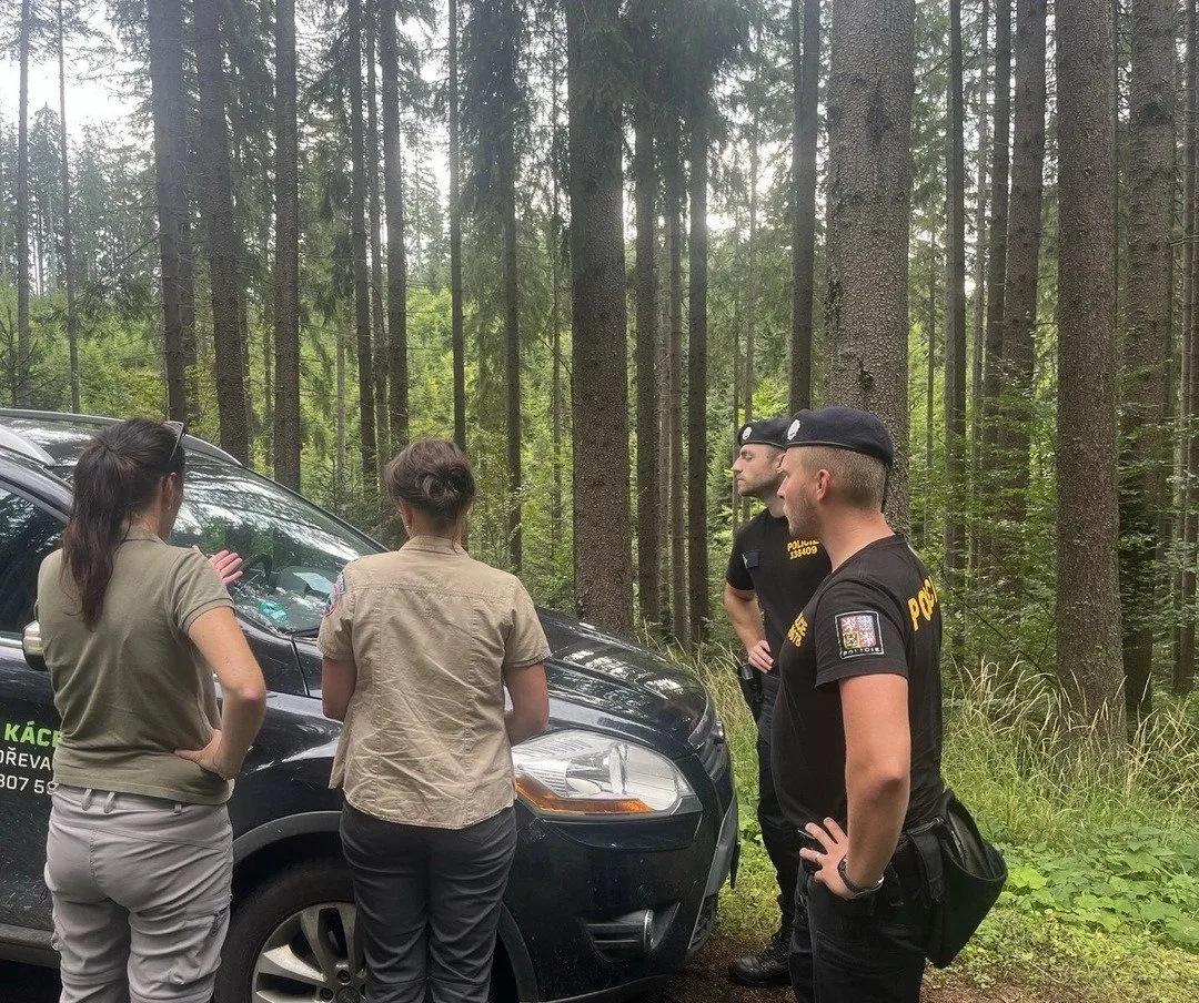 Kontroly policie v Beskydech