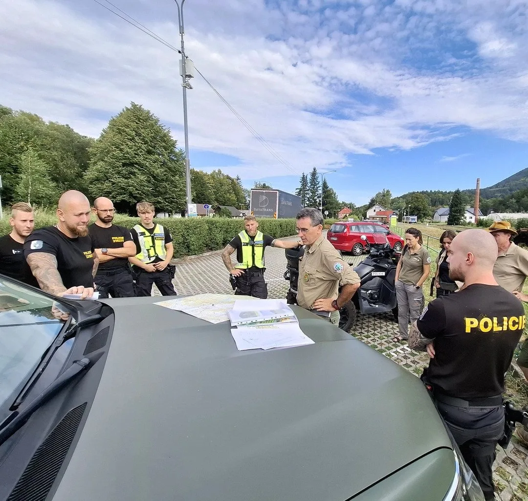 Kontroly policie v Beskydech