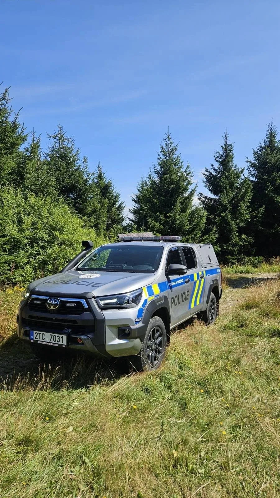 Kontroly policie v Beskydech