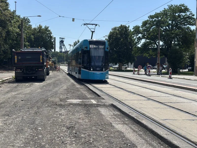 Tramvaje se vrací na Vítkovickou. Modernizace trati jde do finále