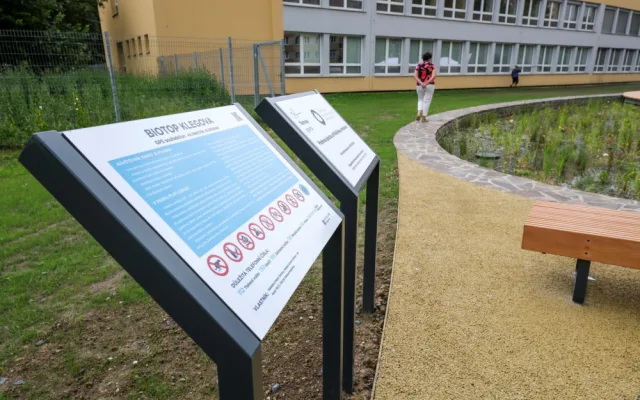 Nejlidnatější ostravská část Jih dostala nový park za 27 milionů, jeho součástí je i vodní biotop