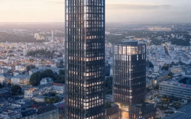VIZUALIZACE: Mrakodrap Ostrava Towers Complex vznikne podle návrhu dánského studia