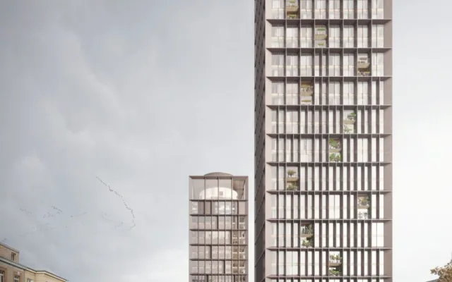 VIZUALIZACE: Mrakodrap Ostrava Towers Complex vznikne podle návrhu dánského studia