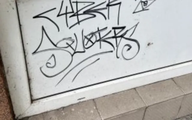 Vandal z Karviné během tří měsíců poničil devět budov. Fasády posprejoval a popsal nesmazatelnými fixy
