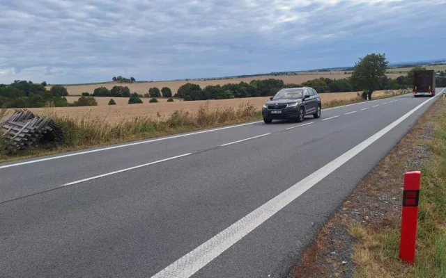 Začíná oprava silnice I/46 na trase Hořejší Kunčice – Deštné, provoz je veden kyvadlově