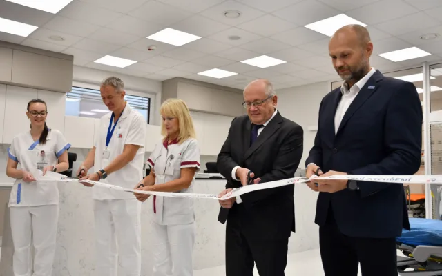 Nemocnice v Krnově otevřela nový Centrální urgentní příjem téměř za 60 milionů