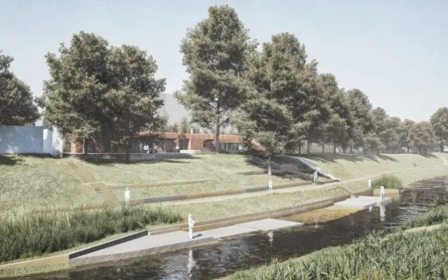 Nový Jičín chystá přeměnu břehů řeky Jičínky, vznikne tam park i oblázková pláž