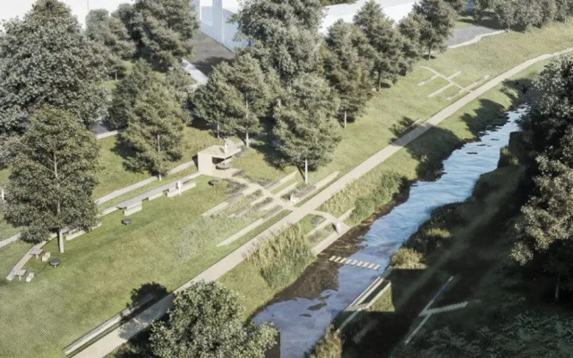 Nový Jičín chystá přeměnu břehů řeky Jičínky, vznikne tam park i oblázková pláž