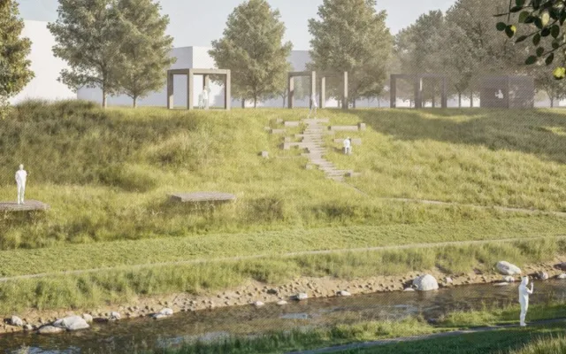 Nový Jičín chystá přeměnu břehů řeky Jičínky, vznikne tam park i oblázková pláž