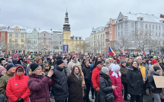 Ať žije Pavel. Ostravané ve velkém podpořili českého prezidenta