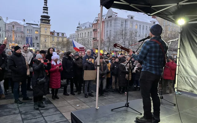 Ať žije Pavel. Ostravané ve velkém podpořili českého prezidenta