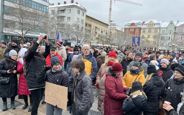 Ať žije Pavel. Ostravané ve velkém podpořili českého prezidenta