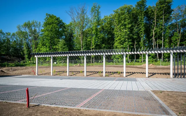 V Ostravě finišuje stavba nové kryté střelnice. Otevřít by měla po prázdninách