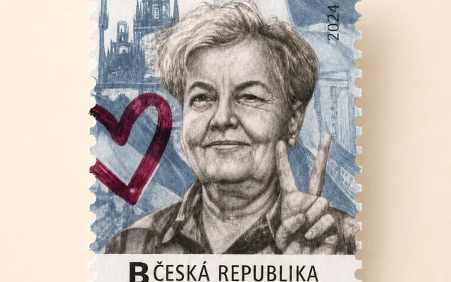 Dana Drábová je na známce, výtěžek z prodeje půjde na pomoc Ukrajině