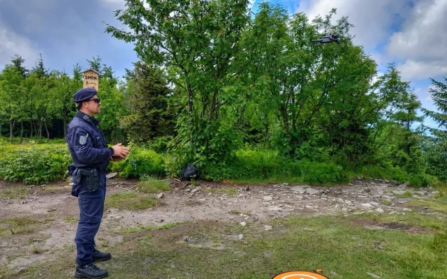 Kontroly policie v Beskydech