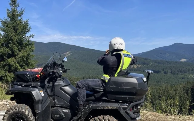 Kontroly policie v Beskydech