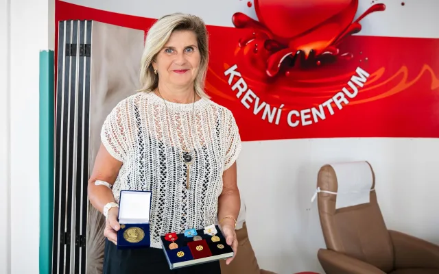 Krev daruje přes 40 let. Ostravanka má za sebou už 250 odběrů