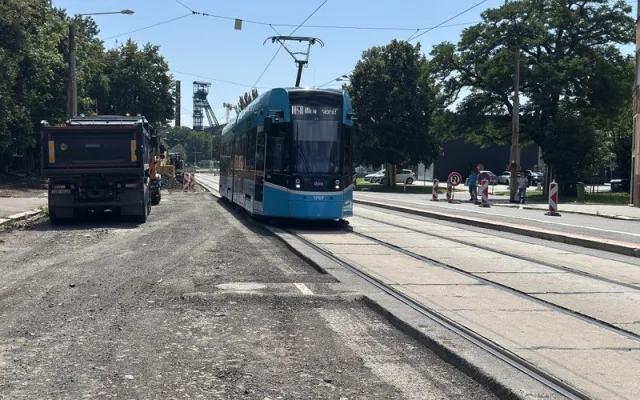 Tramvaje se vrací na Vítkovickou. Modernizace trati jde do finále