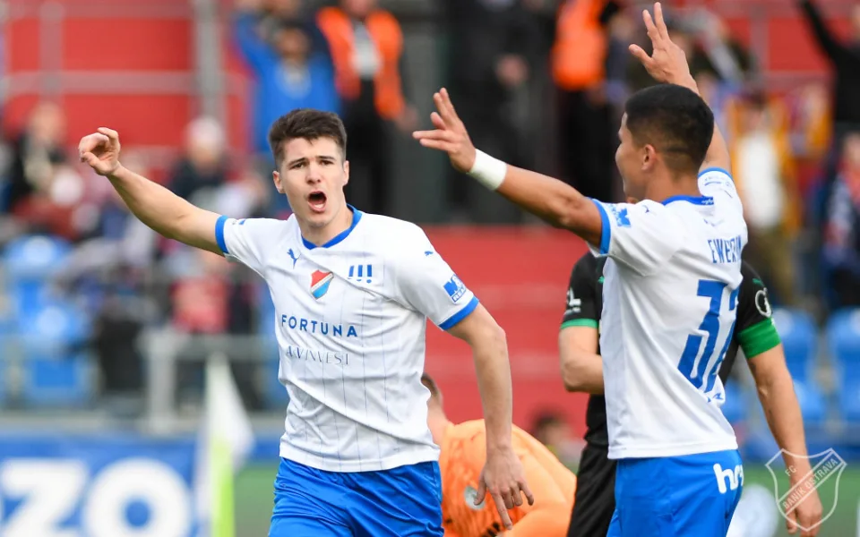 Fotbalisté Bohemians navzdory oslabení vybojovali v Ostravě remízu 1:1.