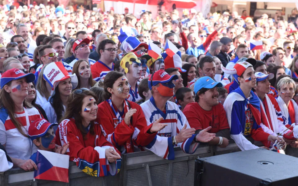 Ostravská zóna pro hokejové fanoušky zabere 7000 metrů čtverečních.