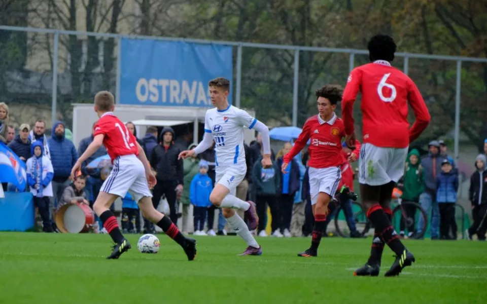 Z loňského zápasu FC Baník Ostrava – Manchester United FC v Ostravě.