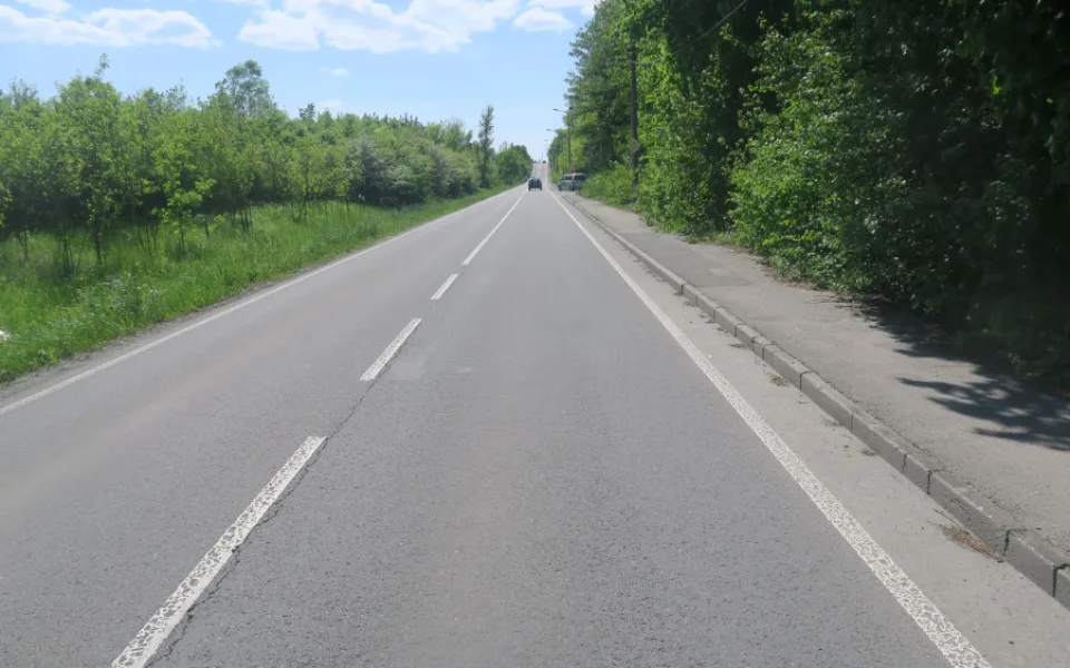 Fotografie místa dopravní nehody