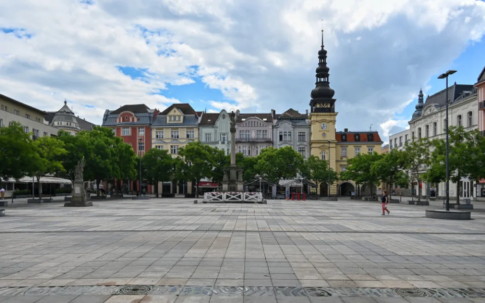 Ostrava. Všichni na hokej na Masarykovo náměstí