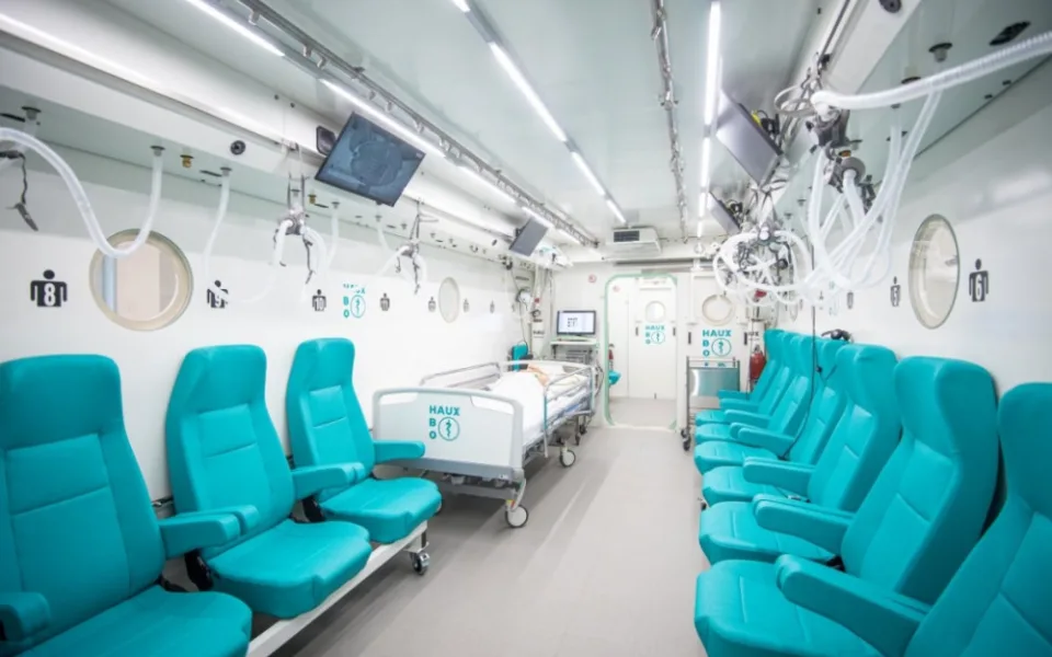 Potápění nanečisto si nově mohou zájemci vyzkoušet v ostravském centru hyperbarické medicíny