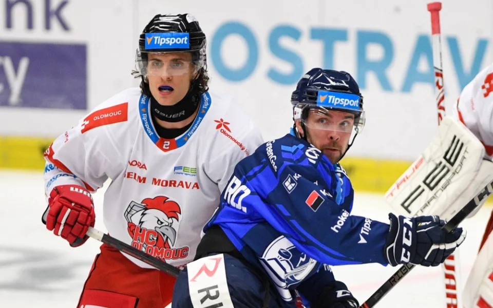 Hokejisté Vítkovic porazili Olomouc 7:1. Hanáci stále čekají na první body