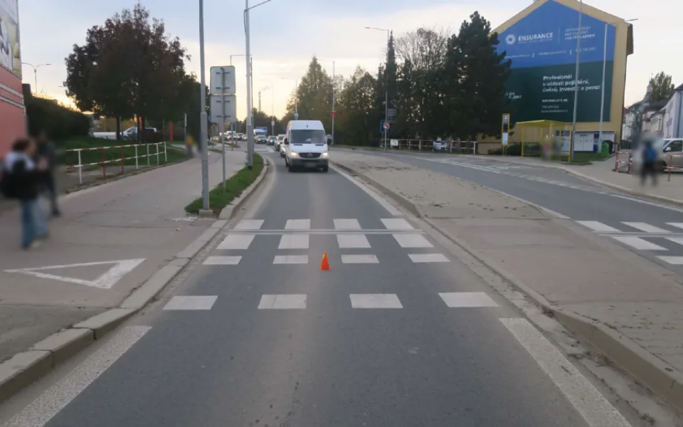 Foto z místa nehody.