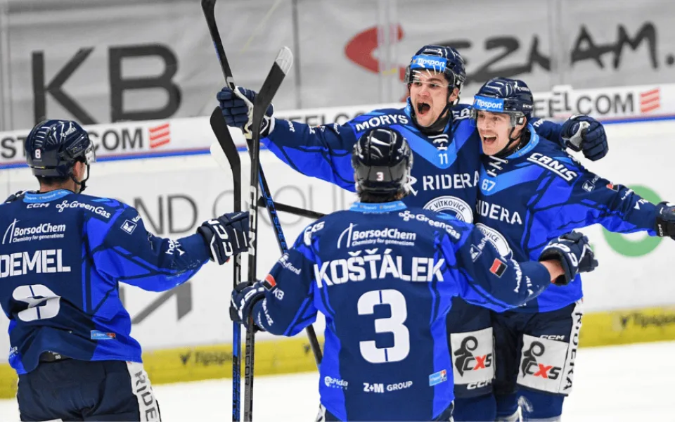 Efektivnější Vítkovice skolily Brno 5:2.  Čtyři body si připsal ostravský útočník Kalus