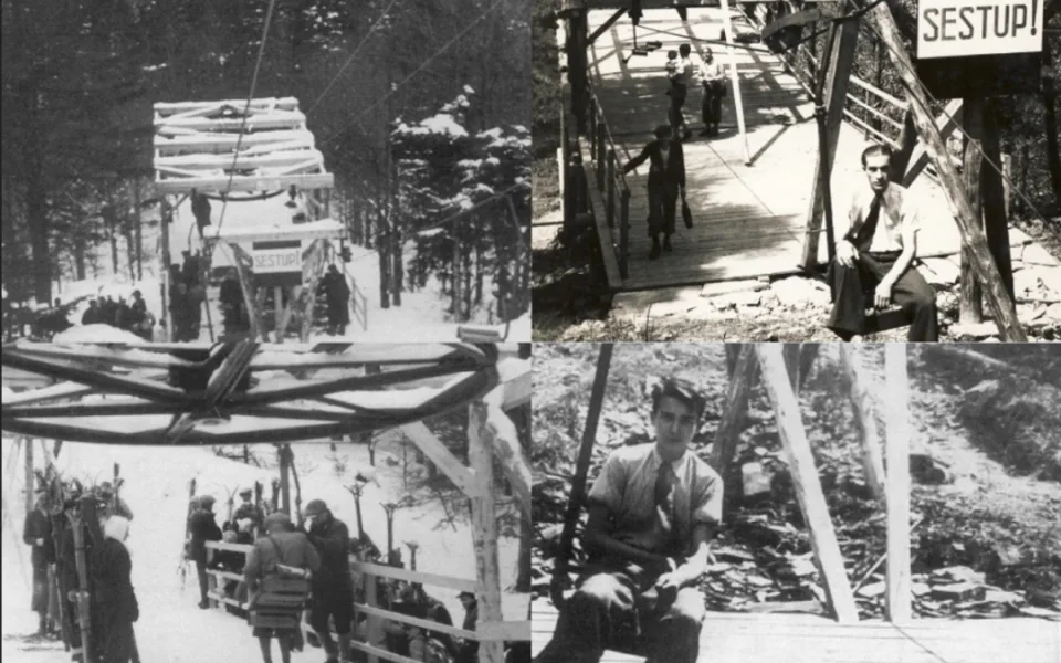 Sedačková lanovka vozí turisty z Ráztoky na Pustevny už od roku 1940