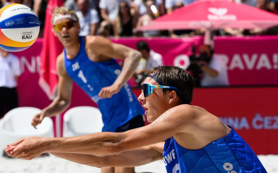 V Ostravě budou hrát i olympijští šampioni z Paříže, Švédové David Åhman a Jonatan Hellvig