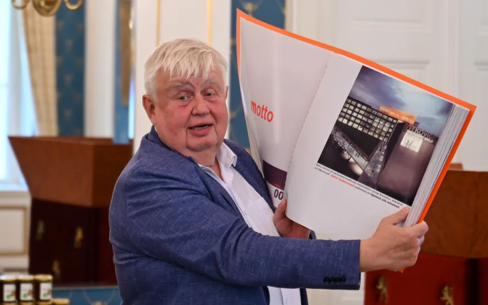 Projekt na přestavbu domova pro seniory představil ostravský podnikatel a autor vize proměny Dolních Vítkovic Jan Světlík