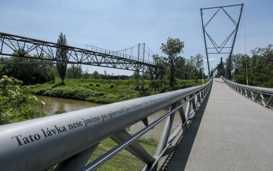 Ostrava pokřtila lávku Jana Balabána. Spisovatelovo dílo stále inspiruje. Foto: Se svolením Magistrátu města Ostravy