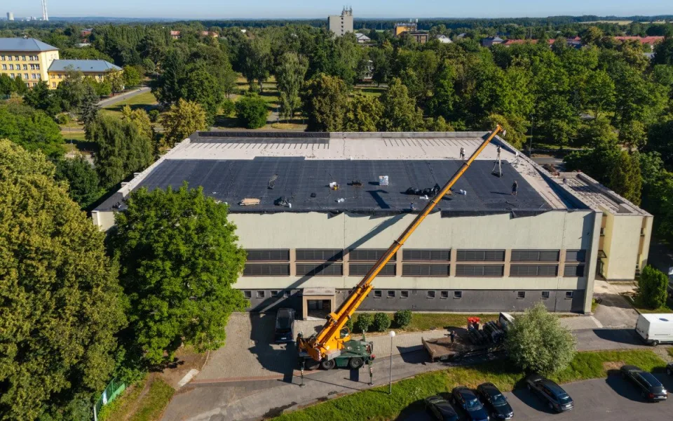 Házenkářská hala STaRS v Karviné se opravuje, renovace bude stát sedm milionů.