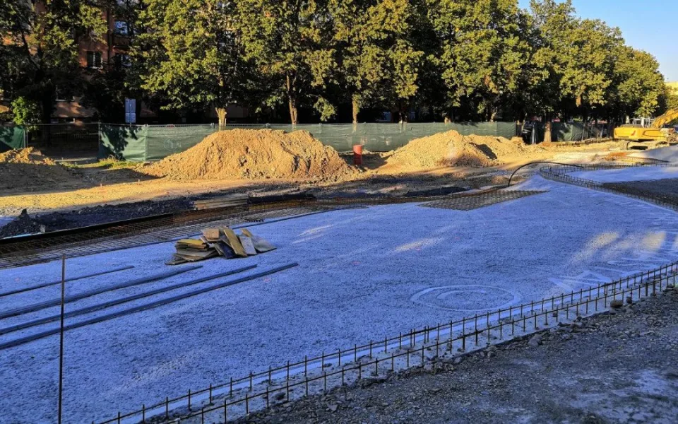 Nový předprostor Krytého bazénu v Ostravě-Porubě by měl být hotový v říjnu