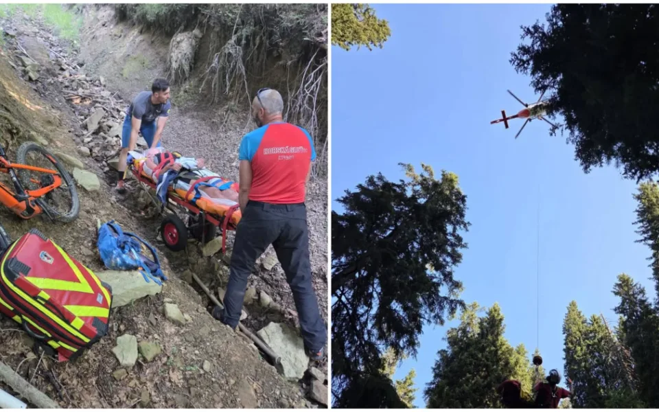 Mladý muž spadl v Beskydech z koloběžky, letěl pro něj vrtulník