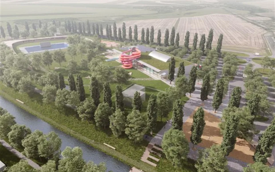 FOTO: Nové krnovské lázně vzniknou do šesti let, stát mají 580 milionů. Foto: Se svolením města Krnov