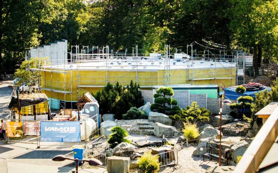 Amphibiarium roste: Zoo Ostrava chystá 40 biotopů pro ohrožené obojživelníky