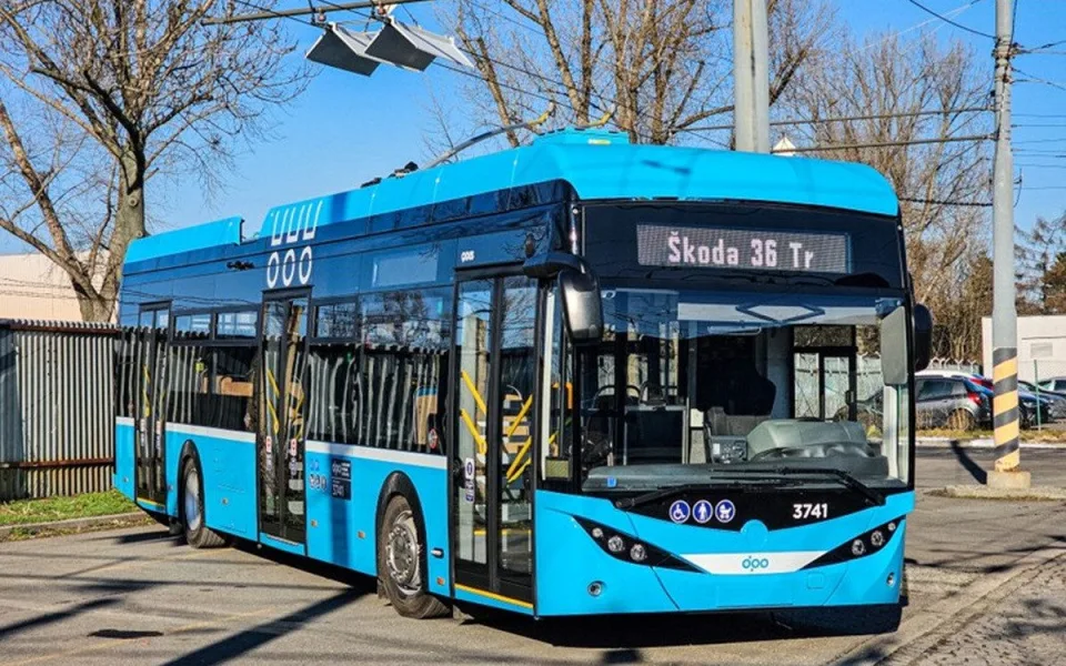 Trolejbus Škoda 36 Tr v barvách DPO, ilustrační foto. Foto: Se svolením města Ostrava