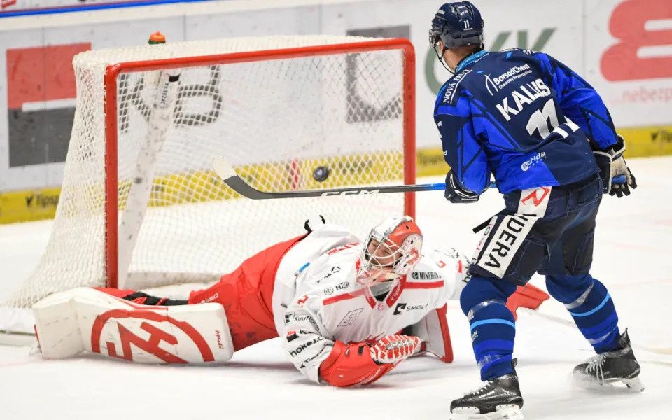 Vítkovice těsně vyhrály i druhé derby, Třinec srazil Zdráhal. Foto: Se svolením HC Vítkovice Ridera