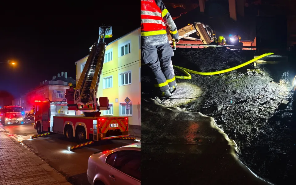 Kvůli ohňostroji začala hořet střecha domu, hasiči uchránili majetek za miliony